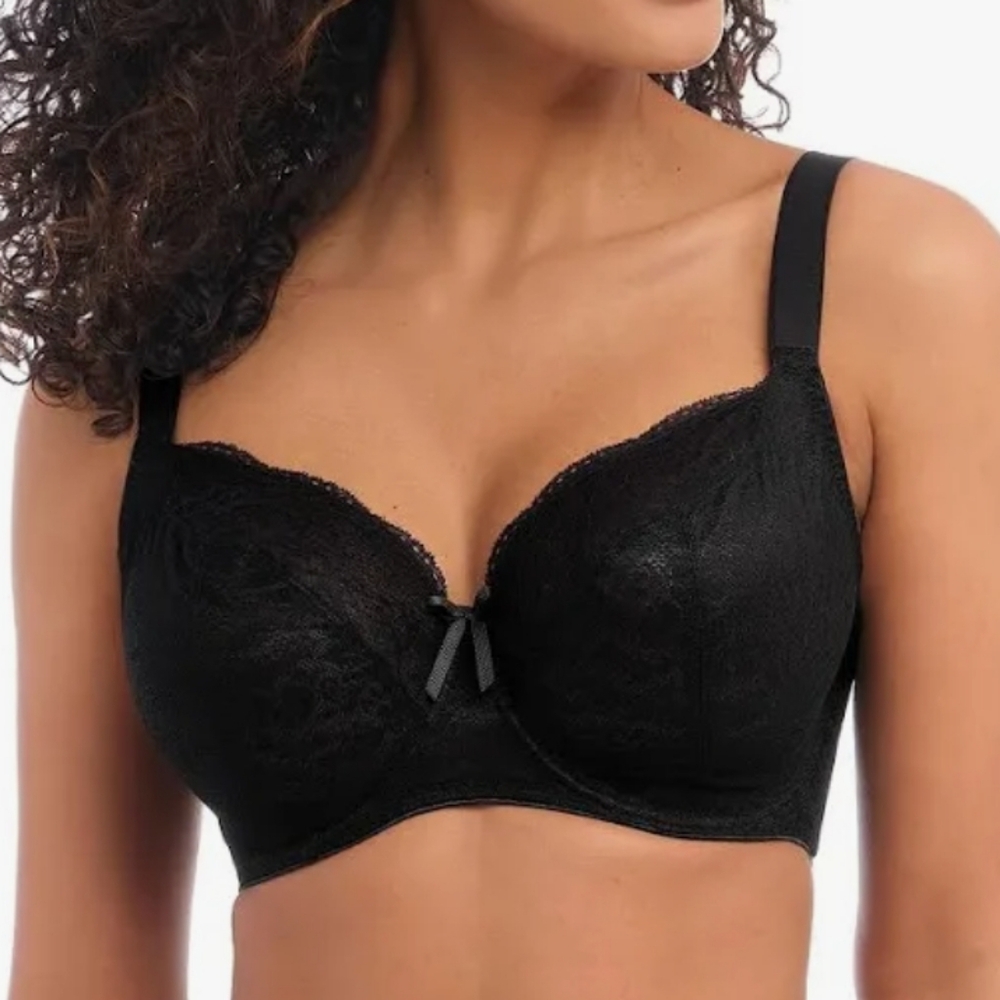 Freya Fancies Black Lace Bra 32H uk 32K us